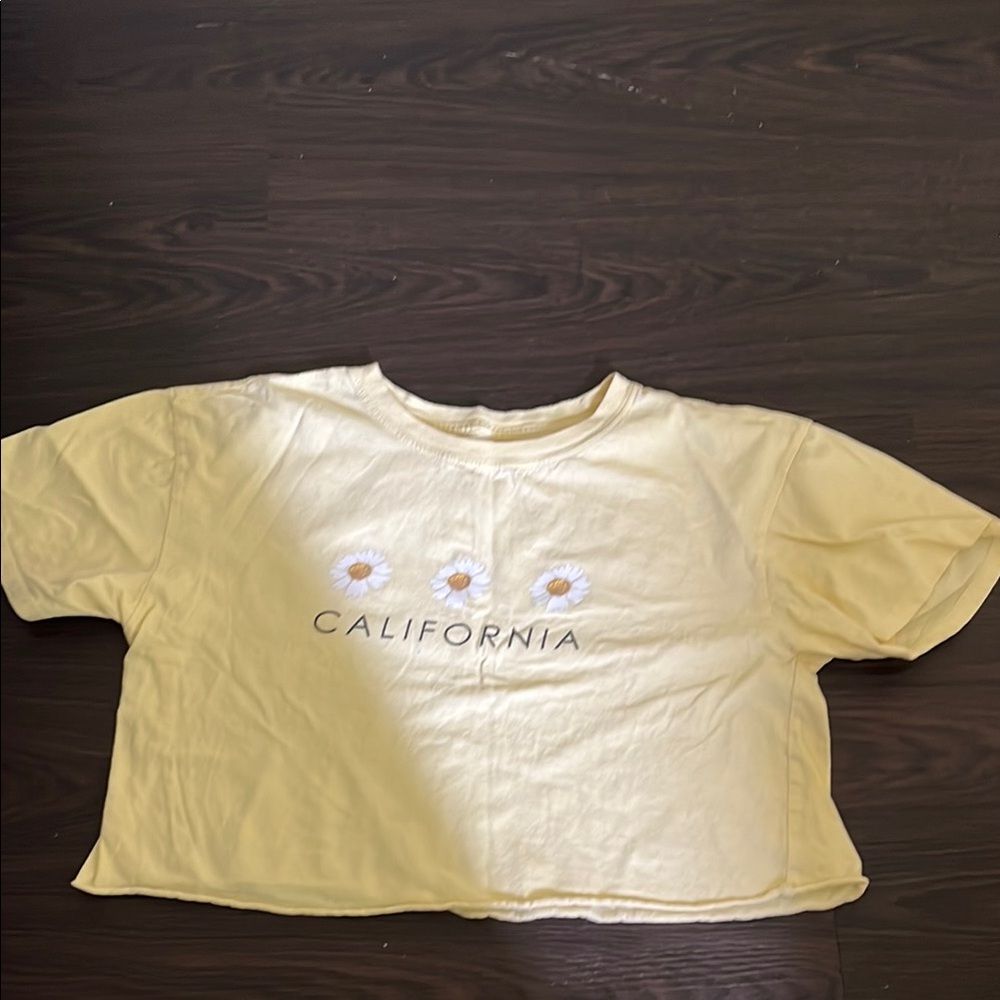 Yellow California Graphic T-Shirt